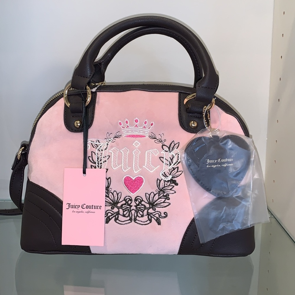 Juicy Couture Pink Diamond Heritage Satchel - Picture 3 of 9